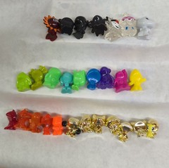 Gogos Crazy Bones Evolution Lot Of 28 Mixed Lot Various Characters and Colors