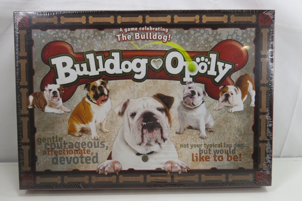 Bulldog-Opoly Classic Board Game Dogs Late for the Sky NIB Sealed