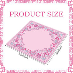 Mini Mahjong Mat for Travel Set 22×22 Inch Paisley Floral Majiang Mat Cute Color