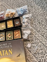 Game of Thrones Settlers of Catan Brotherhood of the Watch Board Game Complete