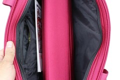Mose Cafolo American Mahjong Game Set, Pinky Red Carrying Bag,166 Premium Whi…