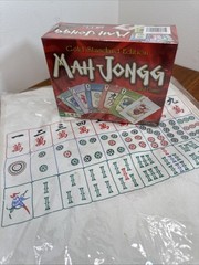 Mah Jongg Card Game Gold Standard Edition Official Play & Canvas Bag