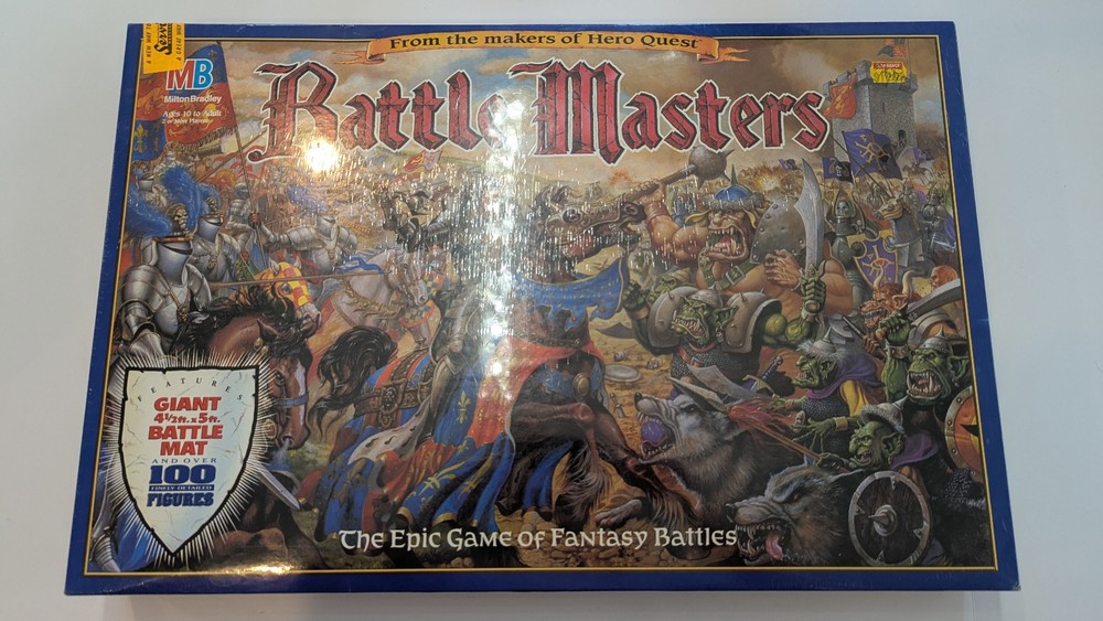 New Unopened Battle Masters Games Workshop 1992 Milton Bradley