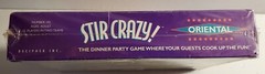 Stir Crazy! Sane Way to Entertain! Oriental Dinner Party Game New Sealed