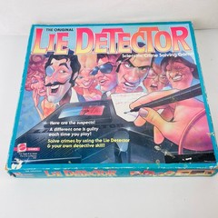 Vintage The Original Lie Detector Game 1987 Pressman Mattel Read