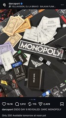 Darc Sport Monopoly Board Game Black Limited Edition 200 In Hand Ready To Ship💰