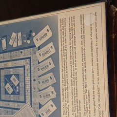 Political Challenge Board Game, Politics Theme, Ages 12+, 2 Players