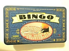 Vantage Bingo machine cards Collectors Edition 1999 game in a Tin CARDINAL box