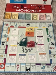 Vtg MONOPOLY Board Game 100% COMPLETE 1973 VINTAGE~NEVER BEEN PLAYED