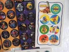 POGS MILK CAP GAME LOT #15 14 UNPUNCHED SHEETS VINTAGE 90’S C-PICS U GET ALL