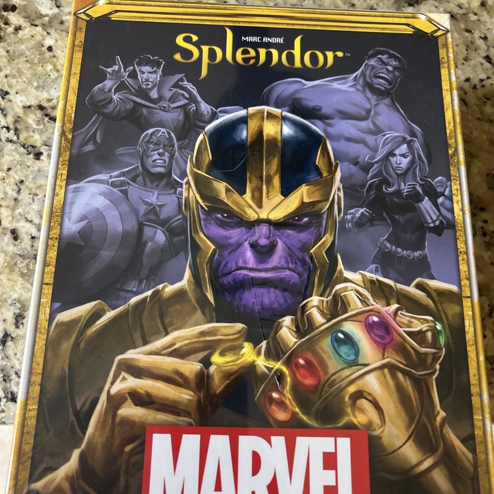 Splendor Marvel Board Game Small Rip On Front But Still New And Sealed