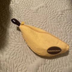 Bananagrams Family Word Game Zippered Cloth Canvas Case 144 Letter Tiles Rules