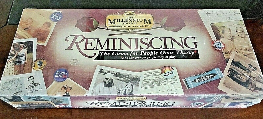 Reminiscing Millennium Edition 1940’s thru 1990’s Board Game NEW! Sealed