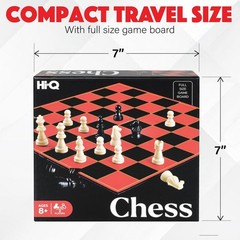 HI-Q Checkers & Tic-Tac-Toe Board Game Set 2-in-1 Family Fun Kids Age 6+