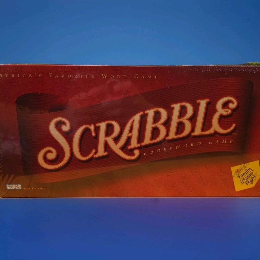 Scrabble Hasbro Board Game Vantage Sealed 2001