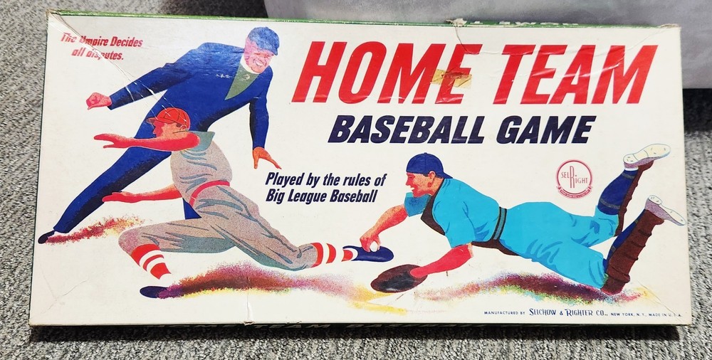 ESTATE FIND: Vtge 1964 Home Team Baseball Game No. 25 Selchow & Righter Co.