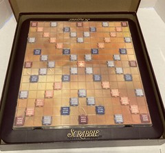 1999 Milton Bradley 4034 Scrabble Deluxe Edition Board Game