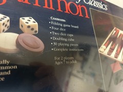 Pressman Family Classics Backgammon Game 1991 Edition – New Sealed