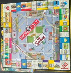 The Simpsons Monopoly Board Game (2001) Welcome to Springfield Brand New Open BX