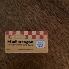 Mad Dragon Anger Control Card Game for Children 6-12 Years ADHD Therapy Game