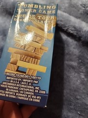 Tumbling Tower Game w/ 36 Wooden Blocks by Greenbrier **New in Package**