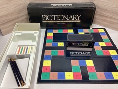 VINTAGE Pictionary Game First Edition COMPLETE 1985 Classic Drawing Board Game