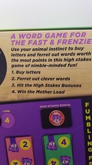 Fumbling Ferrets Word Game By Bicycle. Brand New