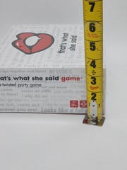 New Sealed That’s What She Said Twisted Card Game 4+ People Group Party Adult