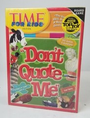 TIME for Kids Edition. Don’t Quote Me Fun Facts Board Game Trivia Questions New!