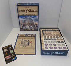 Tower of Babel Board Game Rio Grande Games 2005 Unpunched Open Box Complete