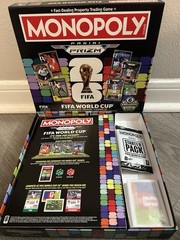 2026 Panini Prizm FIFA World Cup Monopoly Board Game w/ Starter Pack