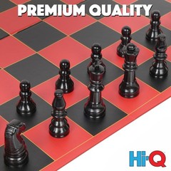 HI-Q Checkers & Tic-Tac-Toe Board Game Set 2-in-1 Family Fun Kids Age 6+