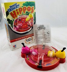 Hungry Hungry Hippos Travel Game by Milton Bradley Complete Great Cond FREE SHIP