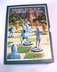 Vintage 1967 Feudal Board Game 3M Comp. Bookshelf Game Siege & Conquest Complete
