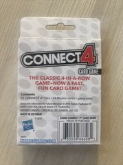 Connect 4 Card Game 2-4 Players Ages 6+ By Hasbro 4 In A Row New