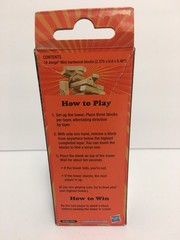 Jenga 6″ Mini Game Hardwood Blocks Pocket-Sized Family Party Hasbro – Wood Toy
