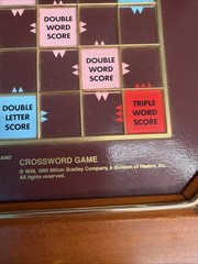Vintage Franklin Mint Edition Scrabble 1990 Wood TURNTABLE BOARD ONLY