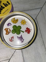 Spot It Dobble Card Board Games Kids Camping Party Gift Metal Box Toy