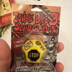 Zombie Dice 3 School Bus Game Expansion From Steve Jackson Games