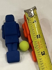 Table Top Soccer Kit Mobile Pencil Topper Play Anywhere Red and Blue Player