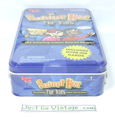 University Games Scavenger Hunt for Kids Indoor Search Card Game NEW Tin, SEALED