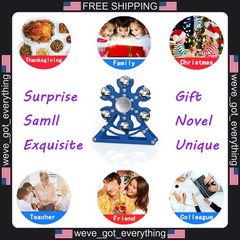 Metal Fidget Spinner and Ferris Wheel Desk Toy for Stress Relief