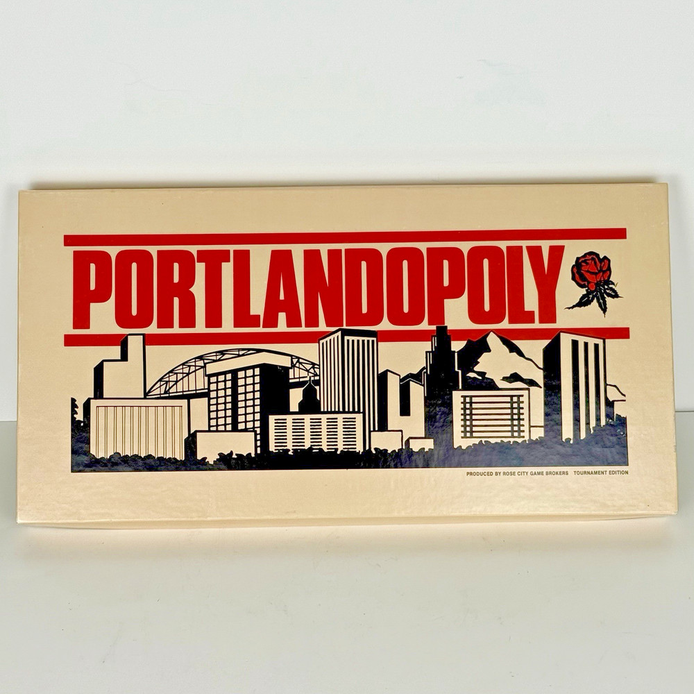 Vintage Portlandopoly ’88 Tournament Edition Board Game – Portland Oregon RARE