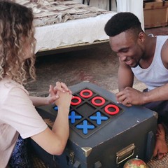 Tic-Tac-Toe Board Game Table Top Games for Kids and Adults 15 x 15cm