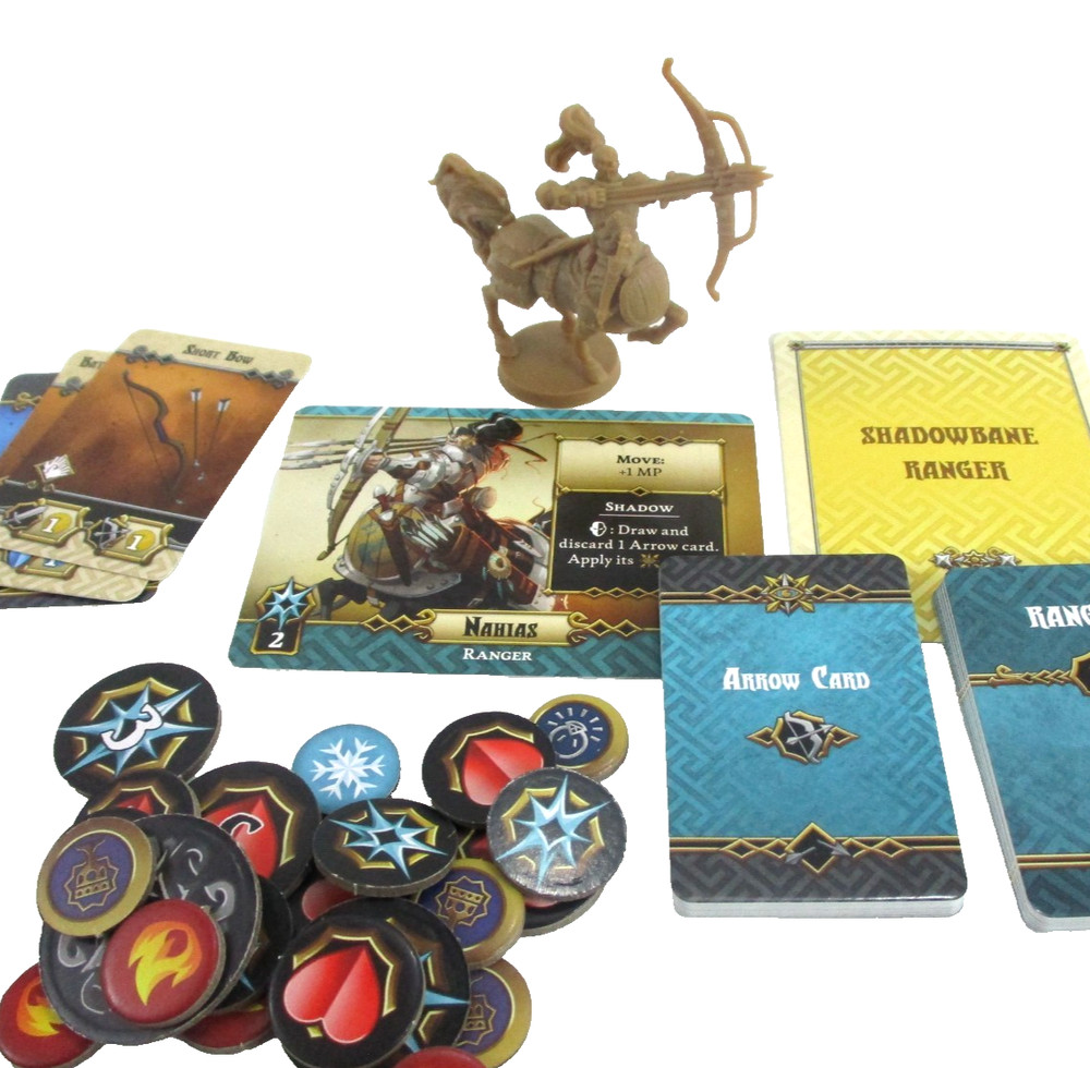 MASSIVE DARKNESS 2: Hellscape NAHIAS Hero Mini & Cards NEW!!