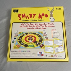 University Games Smart Ass Trivia Party Board Game, Played Once