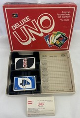 1987 Deluxe Uno Game by Internation Games Complete Great Condition FREE SHIPPING