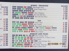 National Mah Jongg League Card 2018 Standard Size