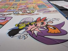The Powerpuff Girls Saving The World Before Bedtime 2000 MB Vintage Board Game.