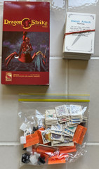 Dragon Strike Board Game – TSR 1993 – VHS Interactive – 98.5% Complete – VG